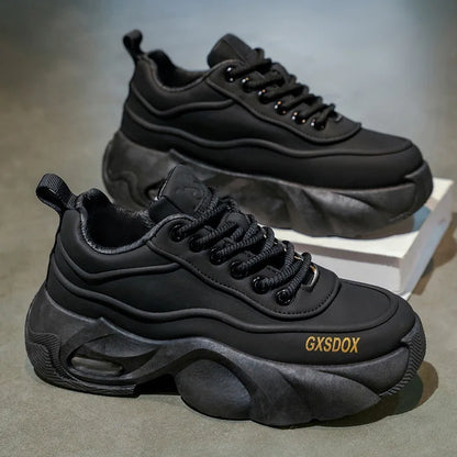 Chaussures pour hommes baskets hautes chaussures de sport de mode à semelles fines chaussures décontractées pour hommes anti-dérapant résistant à l'usure chaussures de course en plein air polyvalentes