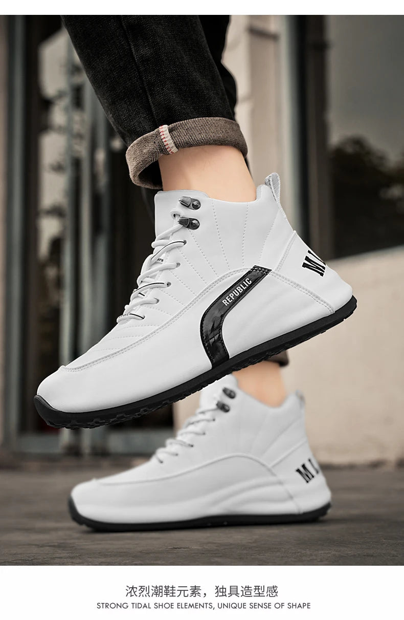 2025 Baskets à la mode Chaussures de basket-ball montantes pour hommes Baskets de sport - Baskets de soutien de la cheville Court Livraison gratuite Loisirs