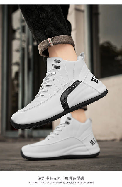 2025 Baskets à la mode Chaussures de basket-ball montantes pour hommes Baskets de sport - Baskets de soutien de la cheville Court Livraison gratuite Loisirs