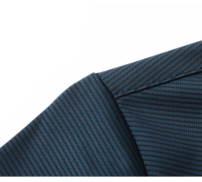 2024 Summer New Short sleeved High end Textured Letter Men's POLO Shirt Comfortable Silk Ice Feel Casual Business lapel T-shirt