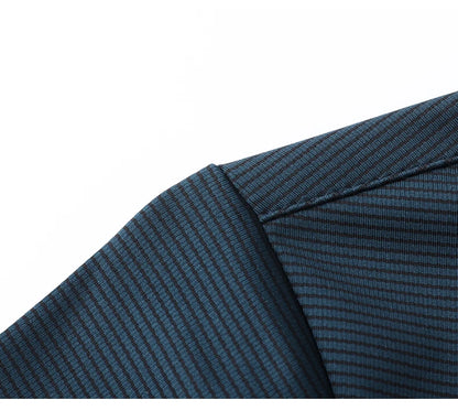 2024 Summer New Short sleeved High end Textured Letter Men's POLO Shirt Comfortable Silk Ice Feel Casual Business lapel T-shirt