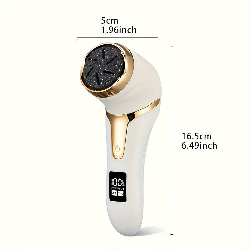 [Electric Pedi Machine] MIGUAN Electric Feet & Remover Device - Cordless, Rechargeable Electric Pedi Machine with, Low-Allergy, Powerful suction & Massage - Heavy-Duty Plastic Construction for, Cracked Heels, Plantar Warts, D