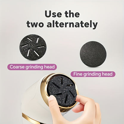 [Electric Pedi Machine] MIGUAN Electric Feet & Remover Device - Cordless, Rechargeable Electric Pedi Machine with, Low-Allergy, Powerful suction & Massage - Heavy-Duty Plastic Construction for, Cracked Heels, Plantar Warts, D