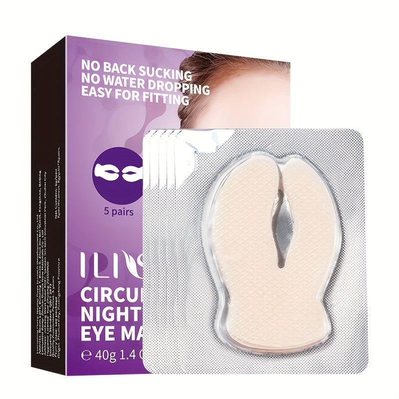 ILISYA C Circulating Eye Mask - 5 pairs, Moisturizing and Firm, Suitable for a Variety of Light Beige Types, Containing Niacinamide and Hyaluronic Acid, Moisturizing Eye Light Beige, Eye Care, Make Light Beige Smooth and Tend - DOGOMET DIGITAL PLUS