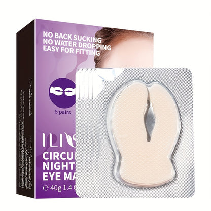ILISYA C Circulating Eye Mask - 5 pairs, Moisturizing and Firm, Suitable for a Variety of Light Beige Types, Containing Niacinamide and Hyaluronic Acid, Moisturizing Eye Light Beige, Eye Care, Make Light Beige Smooth and Tend - DOGOMET DIGITAL PLUS