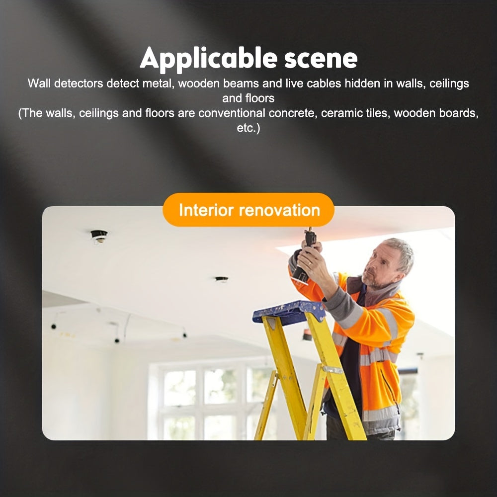 5 In 1 Electronic Wall Detector Finders Multifunctional Handheld Metal Detector Stud Wood Finder Electronic Measuring Instrument